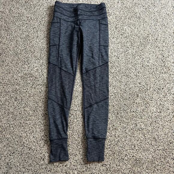 Athleta Excursion Tight Jogger Leggings Size Small Gray Side Pockets 153393 - Picture 2 of 9